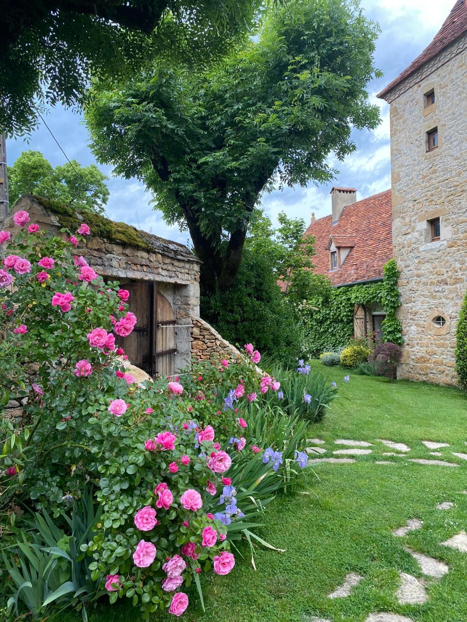 Manoir De Rieuzal Bed & Breakfast Loubressac Bagian luar foto