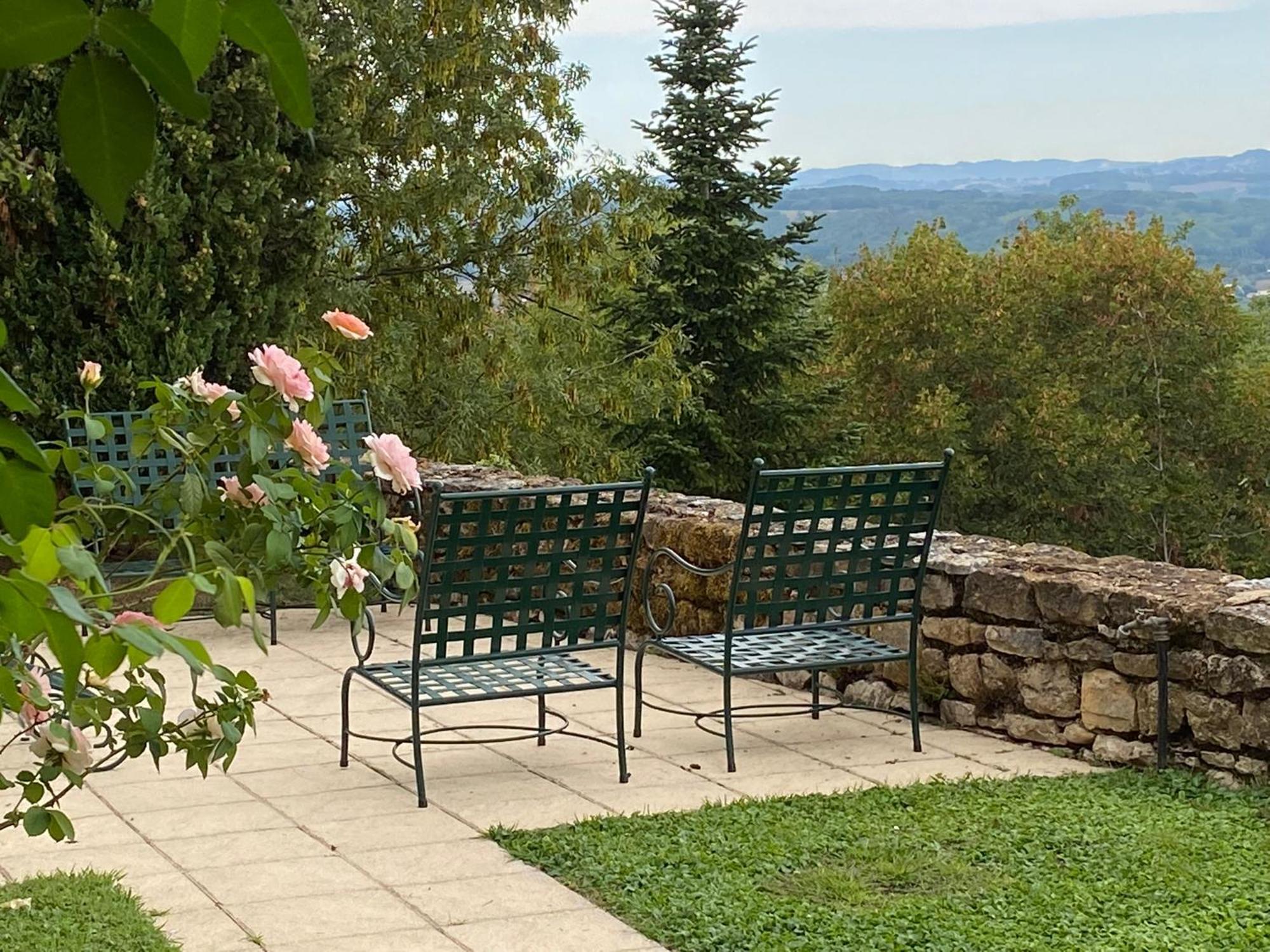 Manoir De Rieuzal Bed & Breakfast Loubressac Bagian luar foto