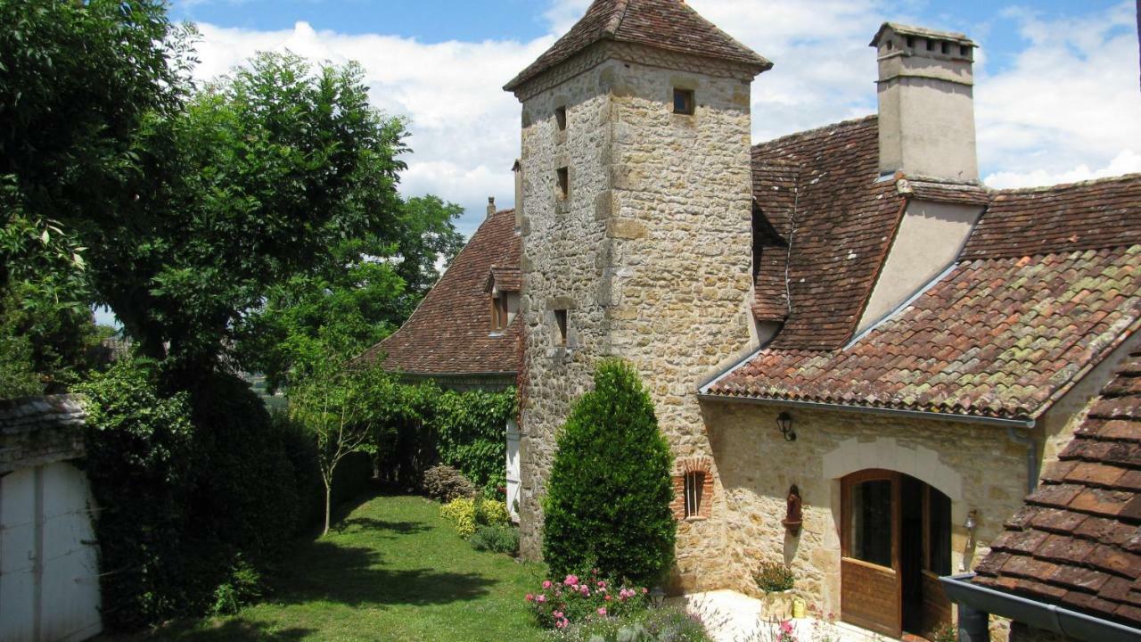 Manoir De Rieuzal Bed & Breakfast Loubressac Bagian luar foto